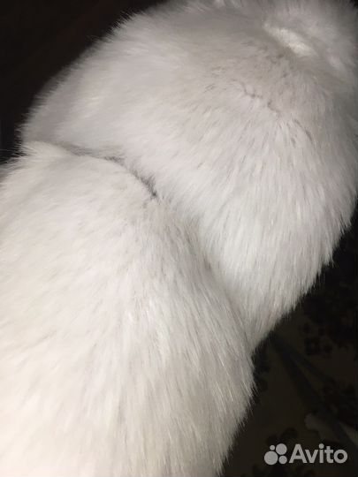 Меховая жилетка из песца