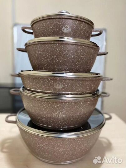 Uakeen набор кастрюль