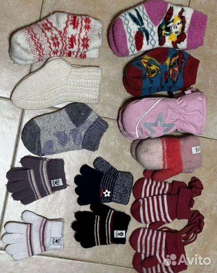 Варежки носки пакетом