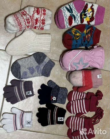 Варежки носки пакетом