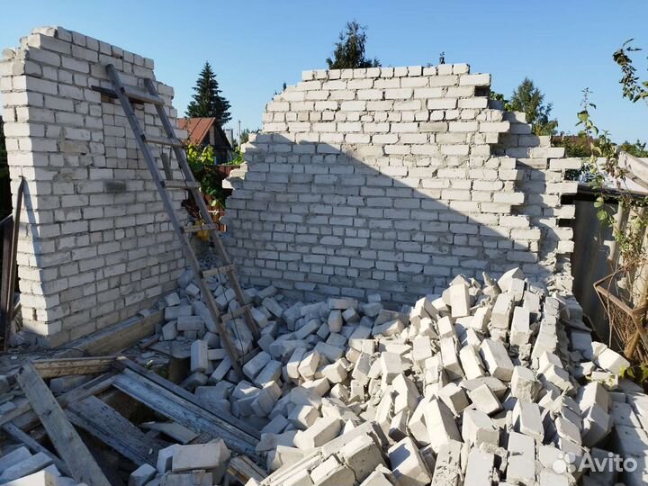 Кирпич силикатный бу