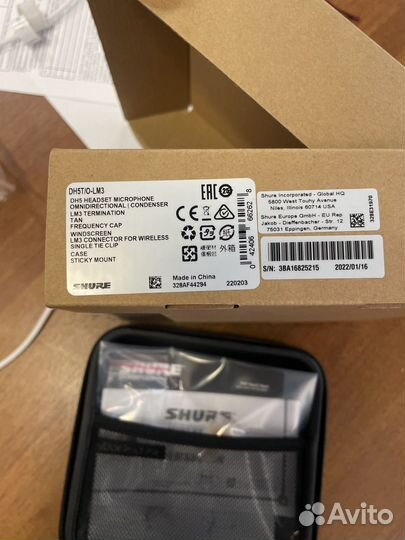 Головной микрофон Shure DH5T/O-LM3