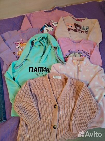 Вещи пакетом на девочку от 92 см