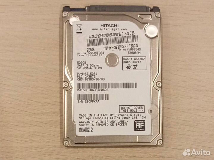 Жесткий диск hdd 500gb