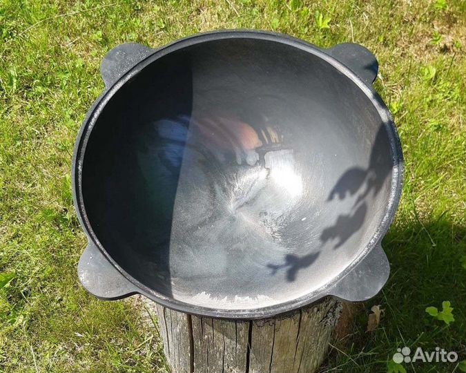 Казан чугунный 12 литров + печь + шумовка + специи