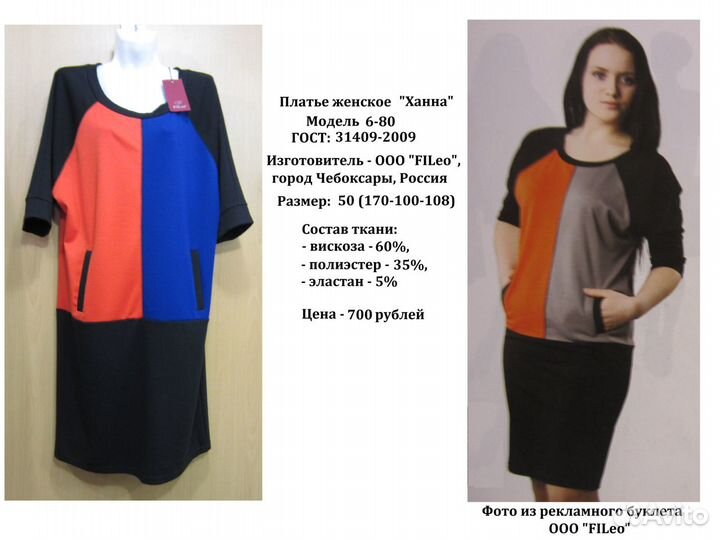 Новое женское платье 