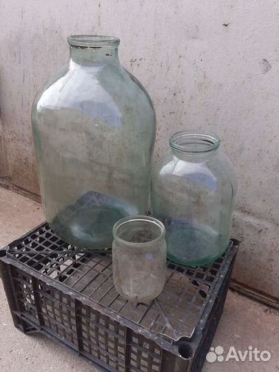 Банка 10 литров стеклянная