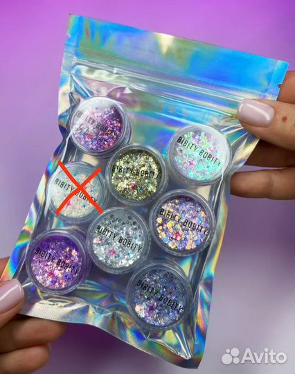 Глиттеры на гелевой основе