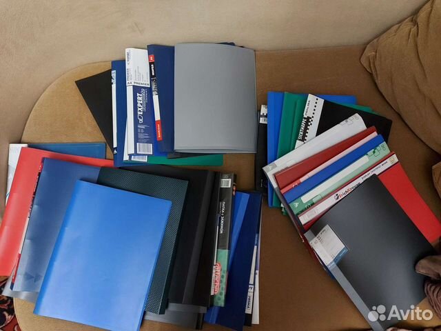 Папки с вкладышами прижимом скоросшиватели