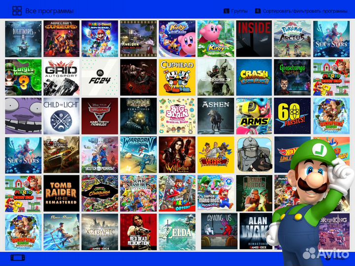 Nintendo Switch Oled 300Гб Zelda Edition Любые игр