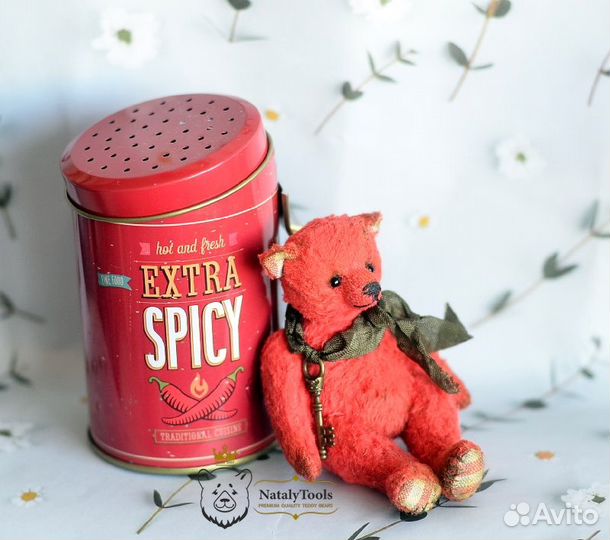 Мишка тедди Перчик классический коллекционный