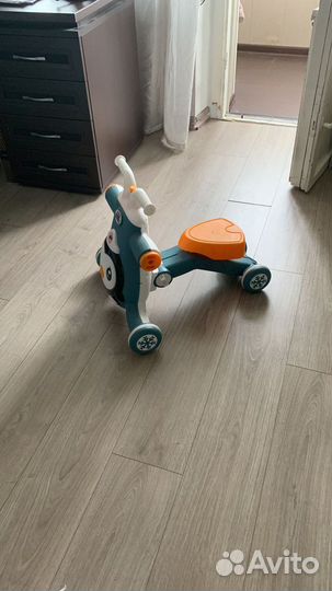 3 в 1: ходунки, беговел, самокат