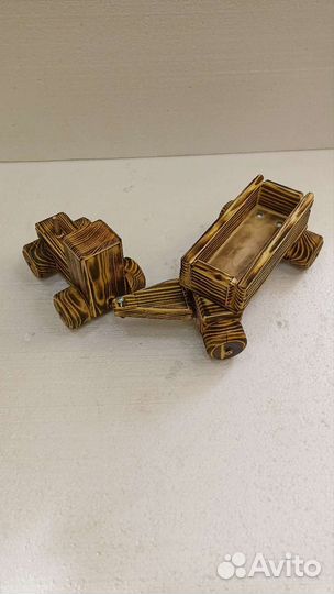 Трактор с прицепом 55х17х14.5 см