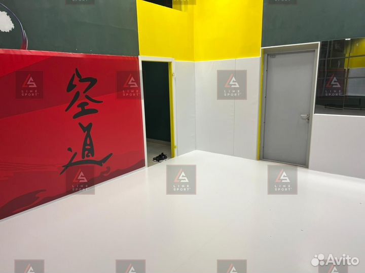 Борцовский ковер 4х4 одноцветный