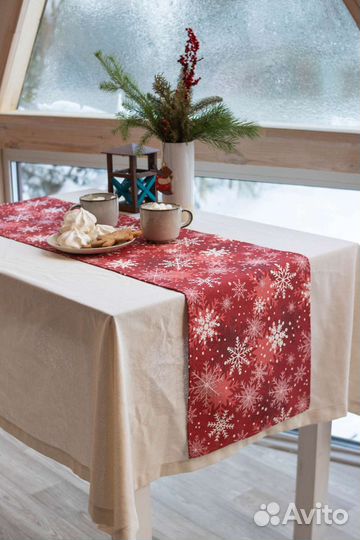 Скатерть льняная