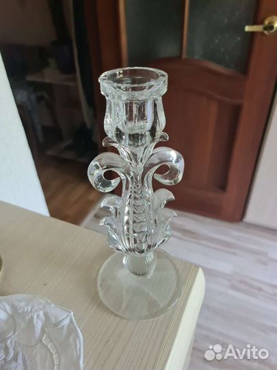 Подсвечник хрустальный СССР
