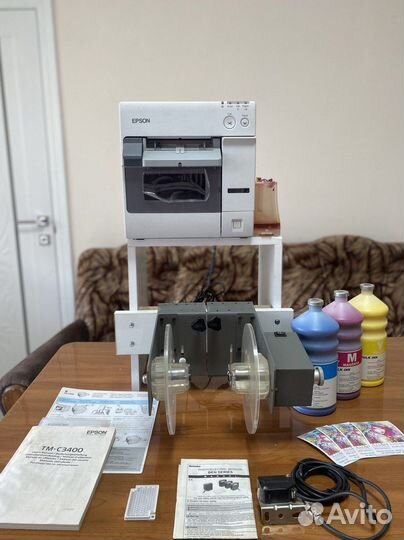 Цветной принтер этикеток Epson ColorWorks C3400 (к