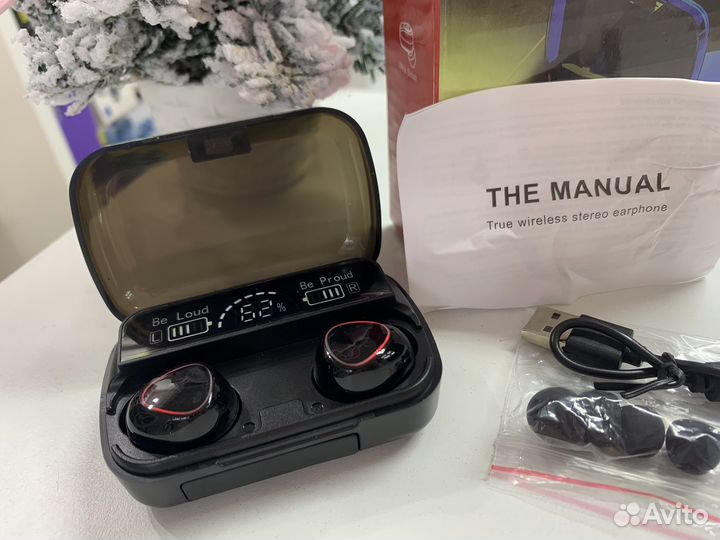 Беспроводные наушники TWS M10 (новые)