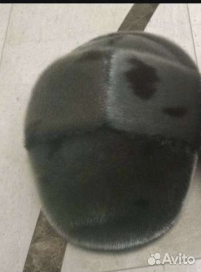 Мужская меховая кепка из нерпы