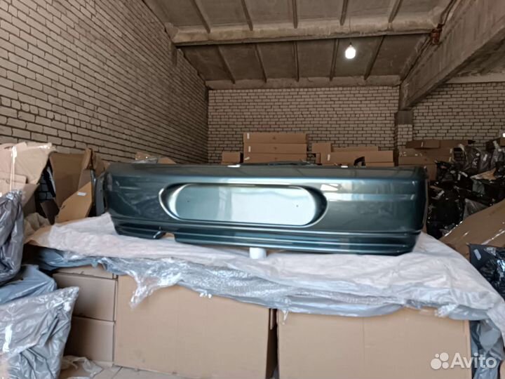 Бампер ваз 2110 задний серо сине зеленый Сочи 360