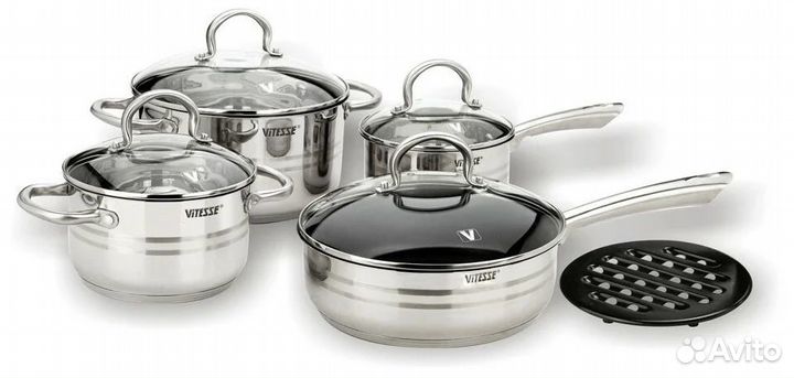 Набор посуды Vitesse VS-1007 9 предметов