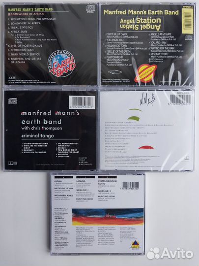 CD диски Manfred Mann’s Earth Band, The Blues Band