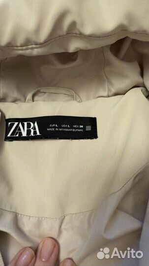 Пуховик женский zara L