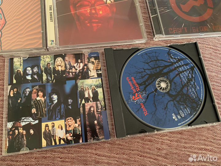 CD диски Pink Floyd, George Harrison и др