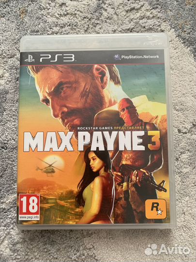 Диск на Ps3 max payne 3