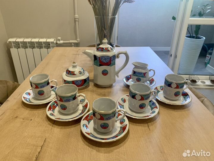 Сервиз кофейный. Коростень. Трегубов.Редкий