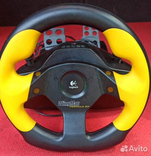 Руль+педали Logitech wingman formula GP