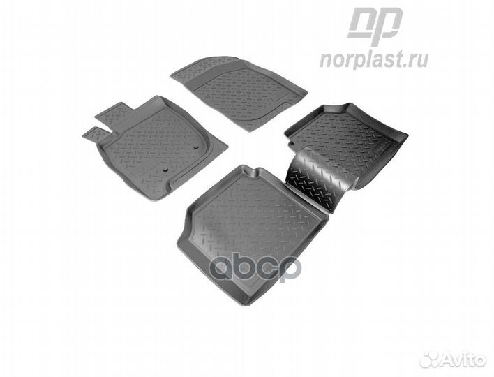 Коврики в салон полиуретан norplast mitsubishi