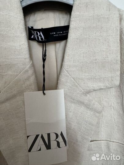 Новый летний блейзер пиджак Zara M