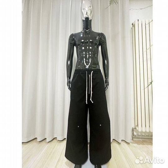 Широкие штаны rick owens type y2k opium