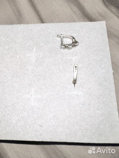 Серьги серебро 925