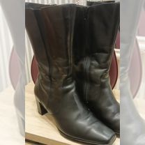 Сапоги зимние натуральная кожа 35