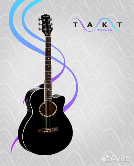 Colombo LF-401CEQ BK Электоакустическая гитара