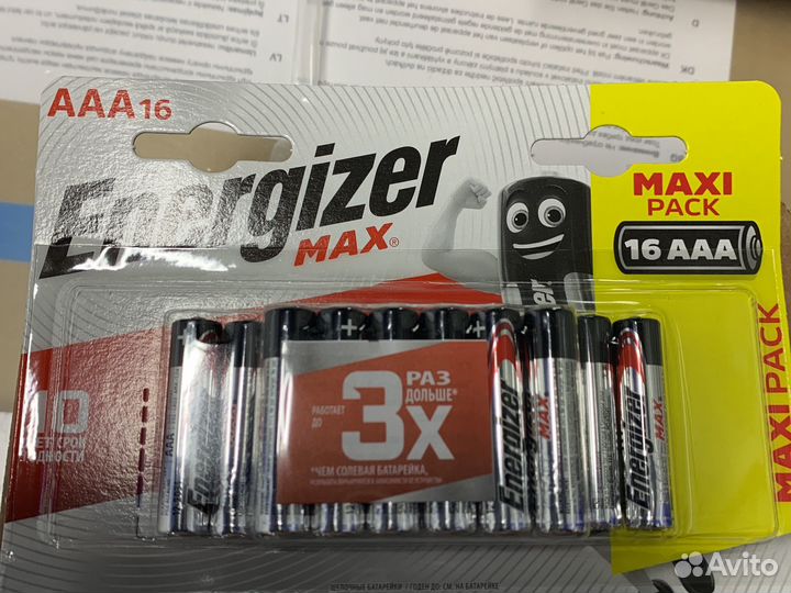 Батарейки energizer