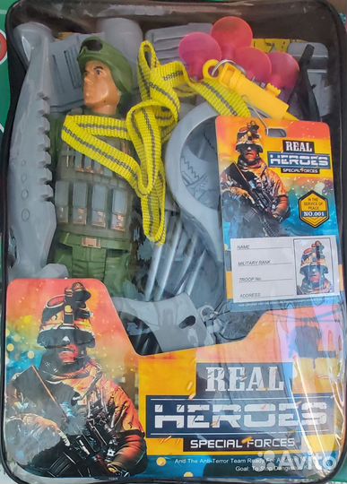 Набор игровой Военный в рюкзачке