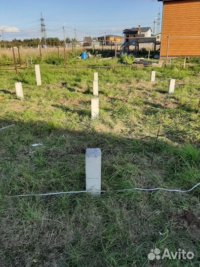 Сваи железобетонные с установкой