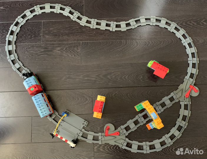 Lego дупло железная дорога