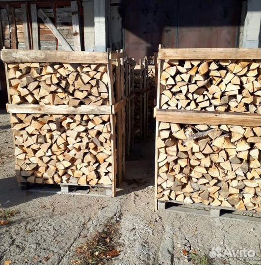 Дрова березовые колотые в укладку 30 см