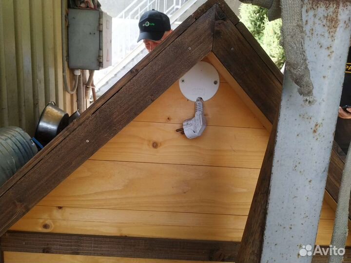 Будка для собаки утеплённая с подогревом