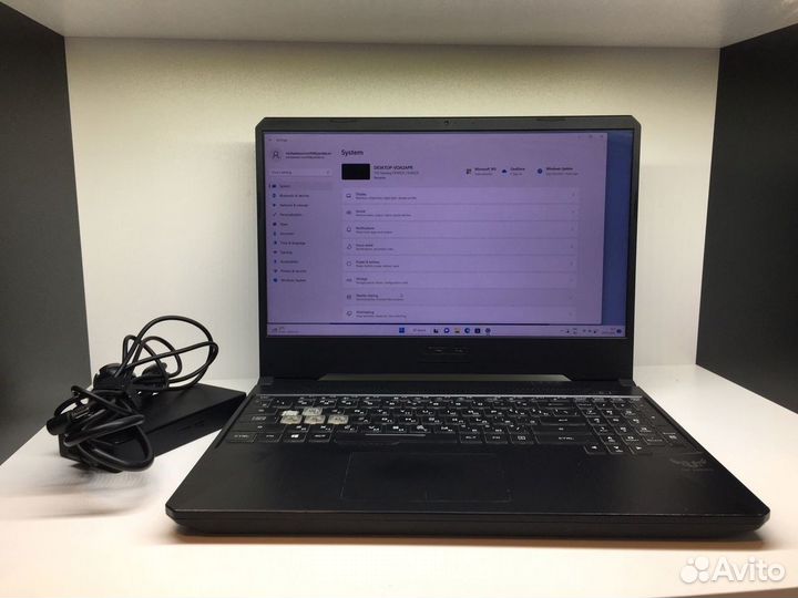 Ноутбук Asus TuF Gaming FX505DT desktop-VOA2APR