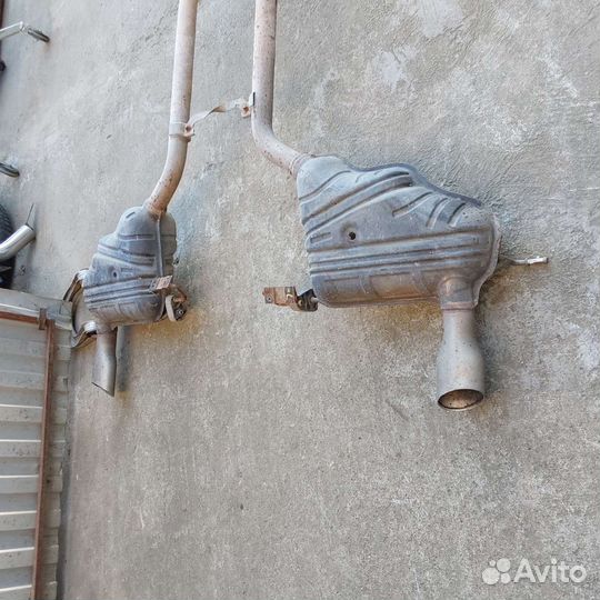 Mercedes W164 3.5 глушитель 272 без катализаторов