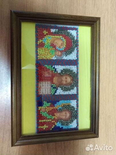 Вышивка бисером картины иконы