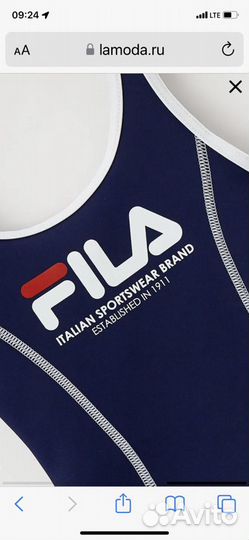 Купальник для девочки fila