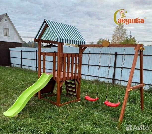 Детскаяуличная спортивно игровая площадка