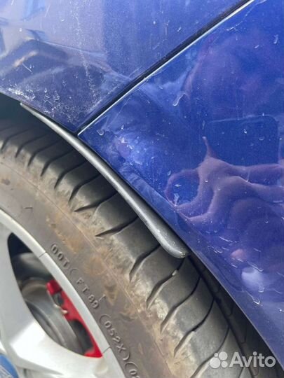 Защита кромок заднего бампера и крыла ford focus 3