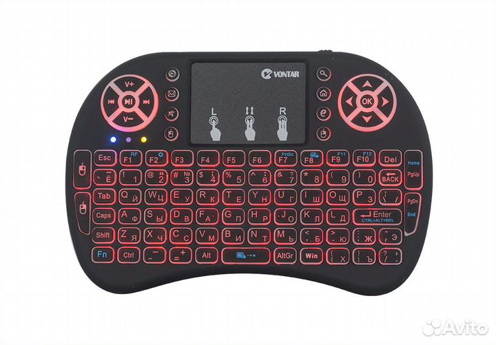 Новая беспроводная мини клавиатура с подсветкой